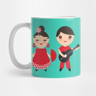 Spanish Flamenco Dancer (3) Mug